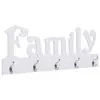 Image de vidaXL Porte-manteau mural FAMILY 74x29,5 cm