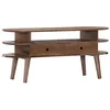 Image de vidaXL Meuble TV 110x35x50 cm Bois d'acacia solide