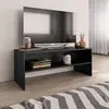 Image de vidaXL Meuble TV Noir 100x40x40 cm Bois d’ingénierie