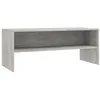 Image de vidaXL Meuble TV Gris Cement 100 x 40 x 40 cm Aggloméré