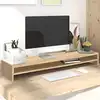 Image de vidaXL Support de moniteur Chêne Sonoma 100 x 24 x 13 cm Aggloméré