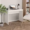Image de vidaXL Bureau Blanc 90x40x72 cm Bois d'ingénierie