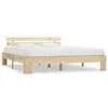 Image de vidaXL Cadre de lit sans matelas 160x200 cm bois massif de pin