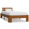 Image de vidaXL Cadre de lit sans matelas Marron miel Bois pin massif 90x200 cm