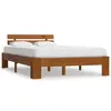 Image de vidaXL Cadre de lit sans matelas marron miel 140x200 cm pin massif