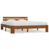Image de vidaXL Cadre de lit sans matelas marron miel 180x200cm bois massif pin