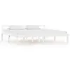 Image de vidaXL Cadre de lit sans matelas blanc bois de pin massif 160x200 cm