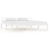 Image de vidaXL Cadre de lit sans matelas blanc bois massif de pin 180x200 cm