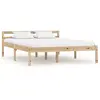 Image de vidaXL Cadre de lit sans matelas bois massif de pin 140x200 cm