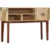 Image de vidaXL Table console 115x30x76 cm Bois de manguier massif brut