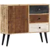 Image de vidaXL Buffet 88x30x73 cm Bois de manguier massif