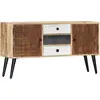 Image de vidaXL Buffet 118x30x62 cm Bois de manguier massif