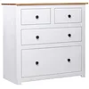 Image de Commode Panama Range 80x40x83 cm bois de pin blanc