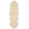 Image de vidaXL Tapis en peau de mouton 60 x 180 cm Blanc