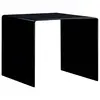 Image de vidaXL Table basse Noir 50x50x45 cm Verre trempé