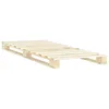Image de vidaXL Cadre de lit de palette sans matelas bois massif pin 100x200 cm