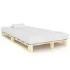 Image de vidaXL Cadre de lit de palette sans matelas bois pin massif 120x200 cm