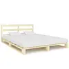 Image de vidaXL Cadre de lit de palette sans matelas bois massif pin 200x200 cm