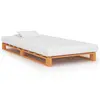 Image de vidaXL Cadre de lit de palette sans matelas 90x200 cm bois massif
