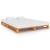 Image de vidaXL Cadre de lit de palette sans matelas 140x200 cm bois massif