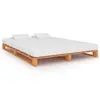 Image de vidaXL Cadre de lit de palette sans matelas 160x200cm bois massif