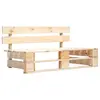 Image de vidaXL Banc palette de jardin bois