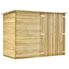 Image de vidaXL Abri de jardin 232x110x170 cm Bois de pin imprégné