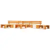 Image de vidaXL Canapés de jardin palette 6 pcs bois marron miel