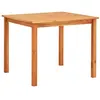 Image de Table de jardin 90x90x74 cm bois d'acacia massif
