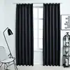 Image de vidaXL Rideaux occultants avec crochets 2 pcs Anthracite 140x225 cm