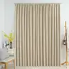 Image de vidaXL Rideau occultant avec crochets Beige 290x245 cm