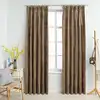 Image de vidaXL Rideaux occultants avec crochets 2 pcs Velours Beige 140x175 cm