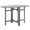 Image de vidaXL Table de jardin Gris 120x70x74 cm Bois d'acacia massif