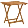 Image de vidaXL Table pliable de jardin 70x70x75 cm Bois d'acacia massif