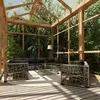 Image de vidaXL Salon de jardin 10 pcs avec coussins Résine tressée Gris