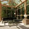 Image de vidaXL Salon de jardin 5 pcs avec coussins Résine tressée Gris