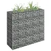 Image de vidaXL Lit surélevé à gabion Acier galvanisé 90x30x90 cm
