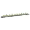 Image de vidaXL Lit surélevé à gabion Acier galvanisé 450x30x10 cm