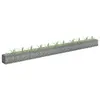 Image de vidaXL Lit surélevé à gabion Acier galvanisé 450x30x30 cm