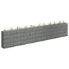 Image de vidaXL Lit surélevé à gabion Acier galvanisé 450x30x90 cm