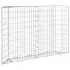 Image de vidaXL Lit surélevé à gabion en trapèze Acier galvanisé 150x20x100 cm