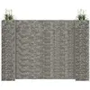 Image de vidaXL Jardinière à gabion en H Fil d'acier 260x40x200 cm
