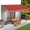 Image de vidaXL Toile d'auvent Orange et marron 6x3 m