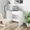 Image de vidaXL Bureau Blanc 100 x 50 x 76 cm Bois d'ingénierie