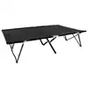 Image de vidaXL Chaise longue pliable 2 places noir Acier