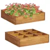 Image de vidaXL Lit surélevéde jardin à herbes Bois d'acacia massif 60x60x15 cm