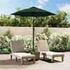 Image de vidaXL Parasol Vert 200x224 cm Aluminium