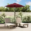 Image de vidaXL Parasol Bordeaux 200x224 cm Aluminium