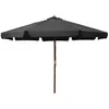 Image de vidaXL Parasol d'extérieur avec mât en bois 330 cm Anthracite