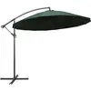 Image de vidaXL Parasol suspendu avec poteau en aluminium Vert 3 m